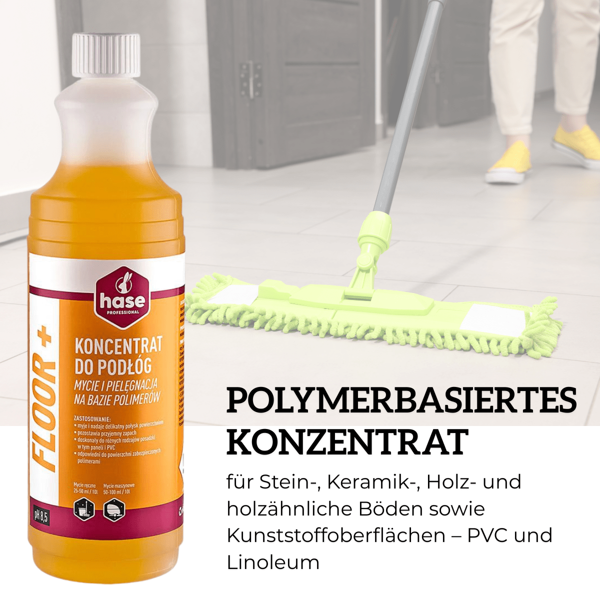 Płyn do mycia podłóg HASE FLOOR+ koncentrat 1l