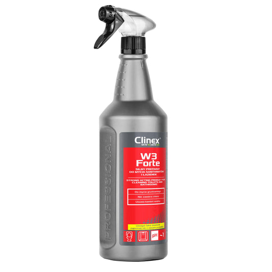 Clinex W3 Forte – silny środek do czyszczenia sanitariatów