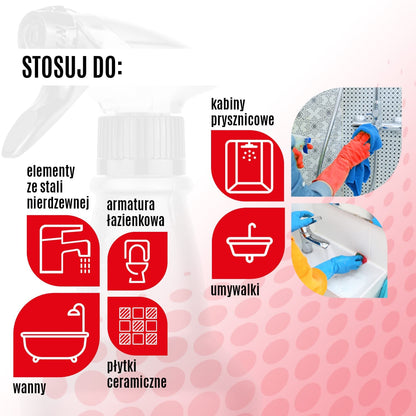 Clinex W3 Active Shield 1L – środek do czyszczenia sanitariatów z ochroną polimerową