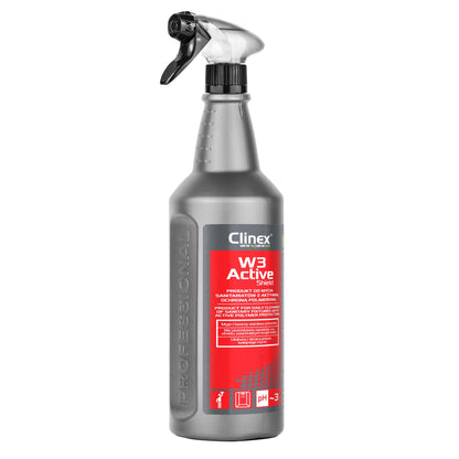 Clinex W3 Active Shield 1L – środek do czyszczenia sanitariatów z ochroną polimerową